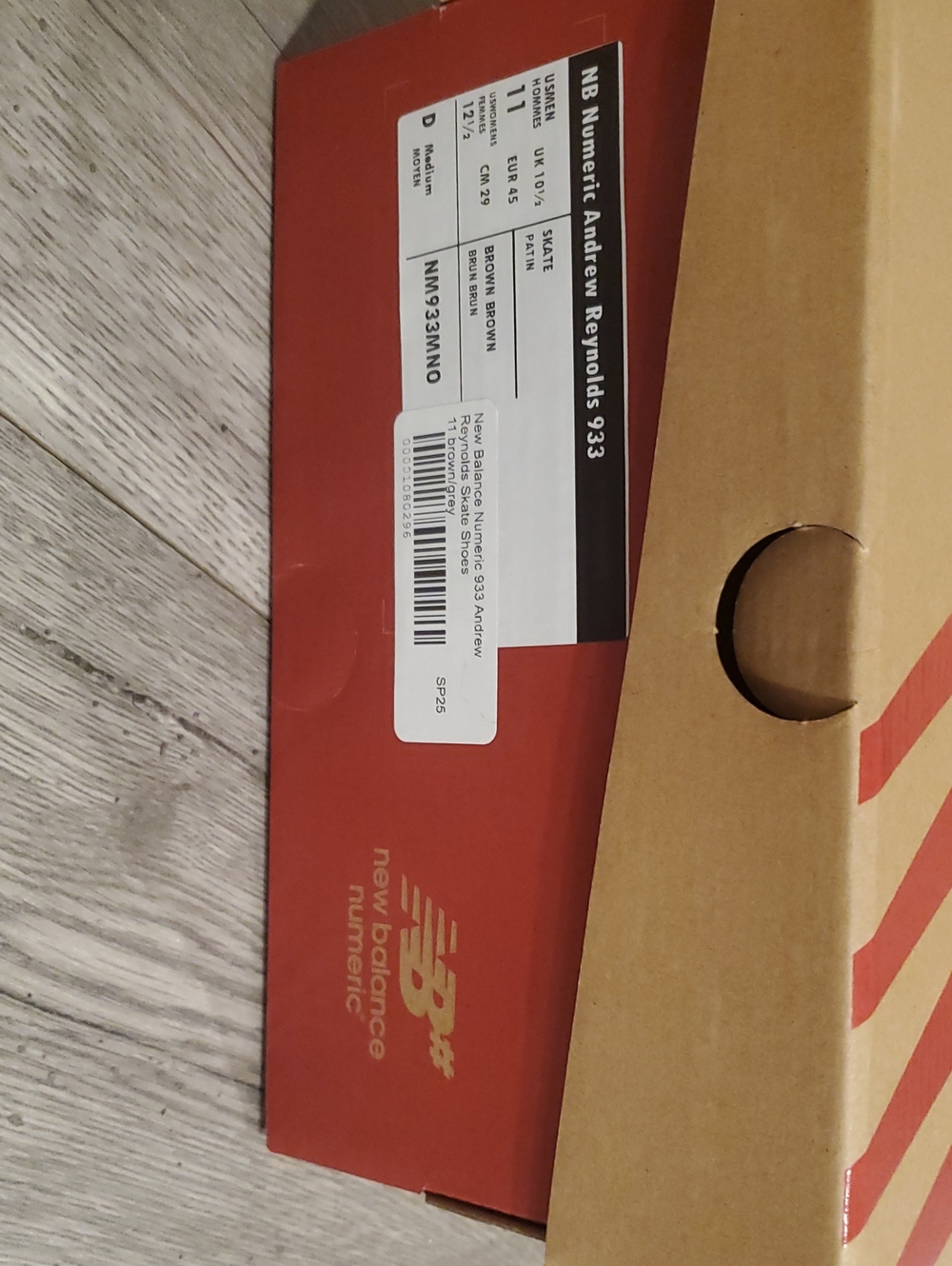 New Balance Numeric 933 Andrew Reynolds Pro Model Skate Shoes Mens Size 11 NEW - Picture 7 of 7